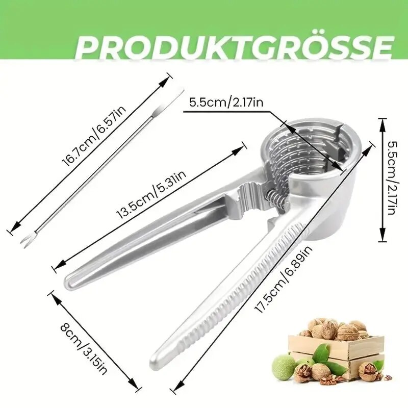 Household Nutcracker For Walnut Hazelnut And Chestnut Shelling Metal Walnut Clip Tool 5