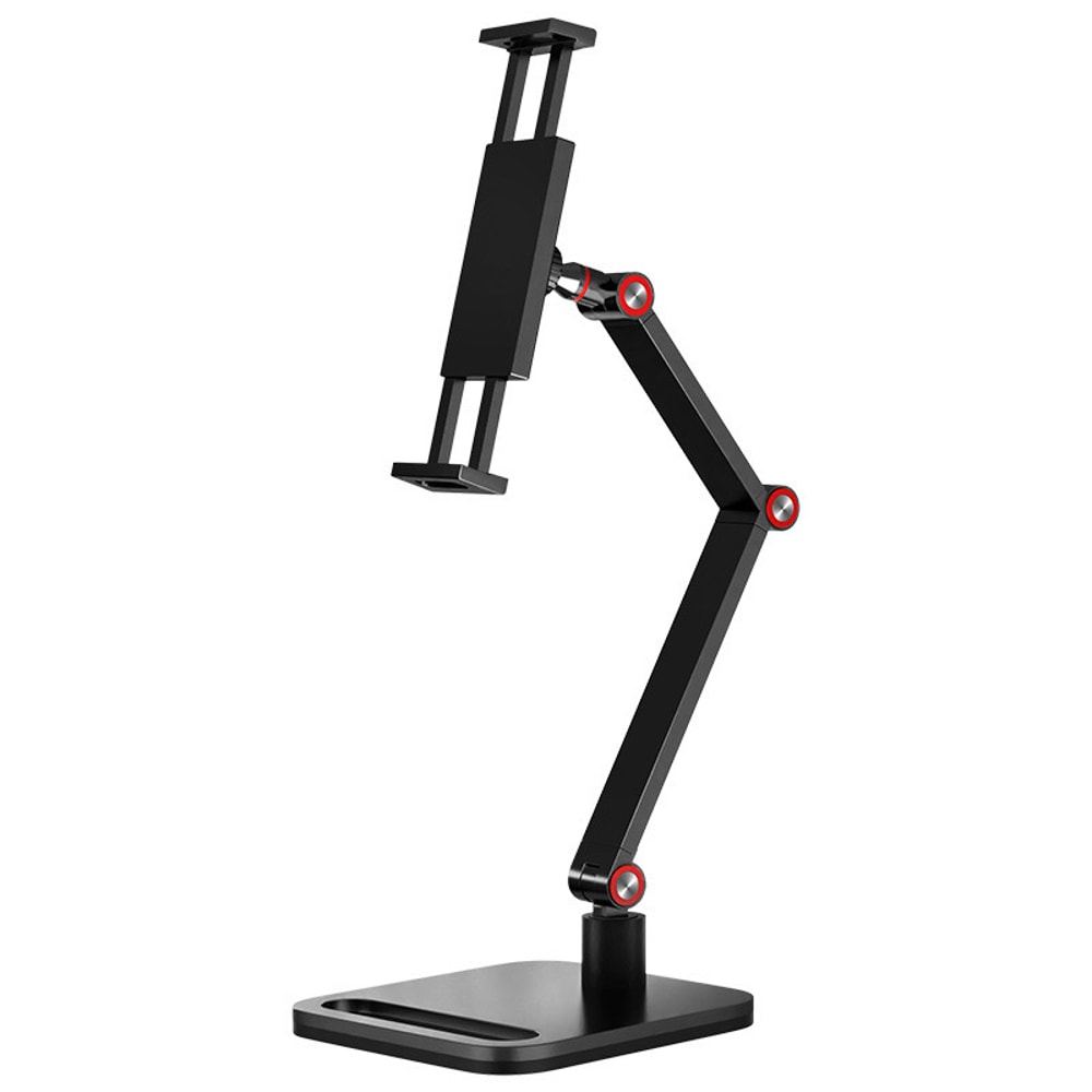Adjustable Swivel Monitor Stand Tablet Clamp Holder Compatible With 17 Tablets Portable Desktop St 8