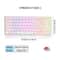 Wireless RGB Mechanical Keyboard Moon84 24GHz Bluetooth USBC Wired Office White Triple Mode For PC 0