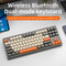 Dual Mode Bluetooth Keyboard M87 Wireless Gaming Keyboard With RGB PBT Ballcaps Silent Office Use 0