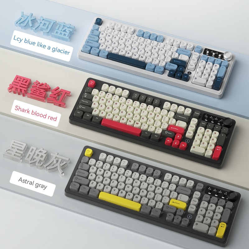 Long Battery Life Mechanical Feel RGB Wired Keyboard With Ergonomics 5