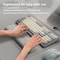 Rainbow Backlit Gaming Office Keyboard Quiet USB Wired Stylish Digital Area For Work And Play 5