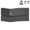 Comfortable Wireless Ergonomic Keyboard With Palm Rest MultiDevice Rechargeable Bluetooth Keyboard 6