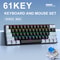 Mini Mechanical Keyboard, RGB Phantom Lighting, Wired Type-C, Blue/Red Switch, Portable Mechanical Keyboard