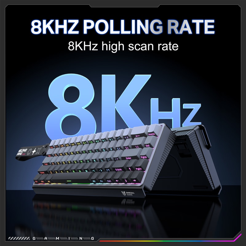 Magnetic Gaming Keyboard Wired Rapid Trigg SOCDKeyboard For Laptop And PC 0