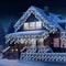 Solar Powered Snowflakes Lights Waterproof Christmas Curtain Lights For Holiday Decor 5