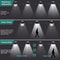 LED Outdoor Solar Street Light Commercial Dusk To Dawn Waterproof 5