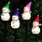Solar Powered Snowman Lawn Light LED Christmas Solar Garden Decoration Outdoor Decorative Lamp 1