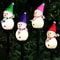 Solar Powered Snowman Lawn Light LED Christmas Solar Garden Decoration Outdoor Decorative Lamp 1