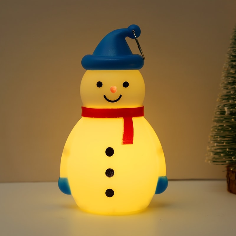Solar Powered Snowman Lawn Light LED Christmas Solar Garden Decoration Outdoor Decorative Lamp 6