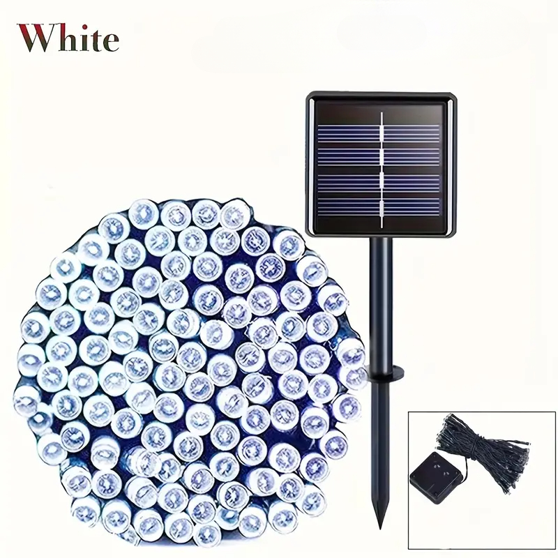 LED Fairy Lights With Modes Solar Powered Outdoor String Lights Hanging Lights For Garden Patio 2