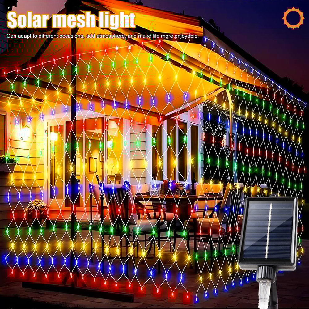 Mesh Solar Lights Outdoor Waterproof For Garden Patio Balcony Mall Landscape 0