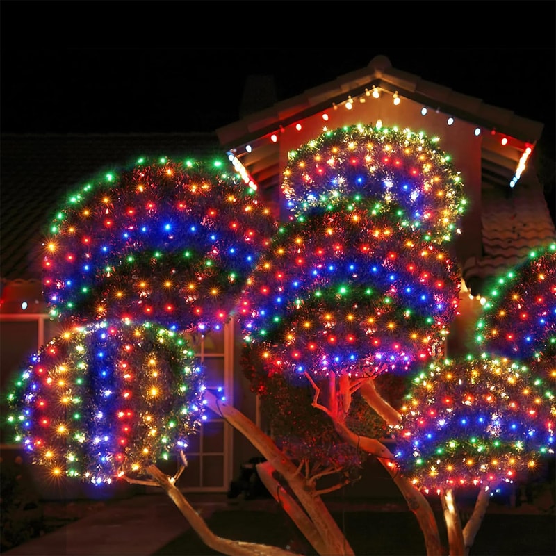 Mesh Solar Lights Outdoor Waterproof For Garden Patio Balcony Mall Landscape 3