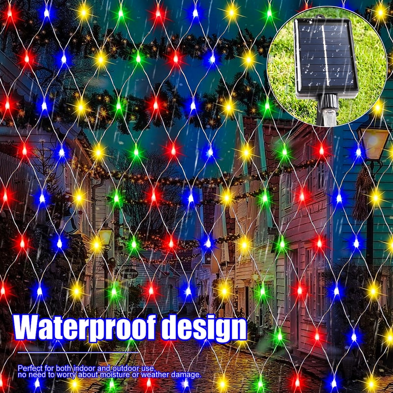 Mesh Solar Lights Outdoor Waterproof For Garden Patio Balcony Mall Landscape 7