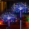 Outdoor Solar Firework Lights, Garden Yard Patio Pathway, Decorative Christmas Wedding Fairy Lights