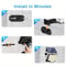Outdoor Solar Flood Lights with , Motion Sensor, Light Modes, Garden, Garage, Street Lamp, Separate Panel