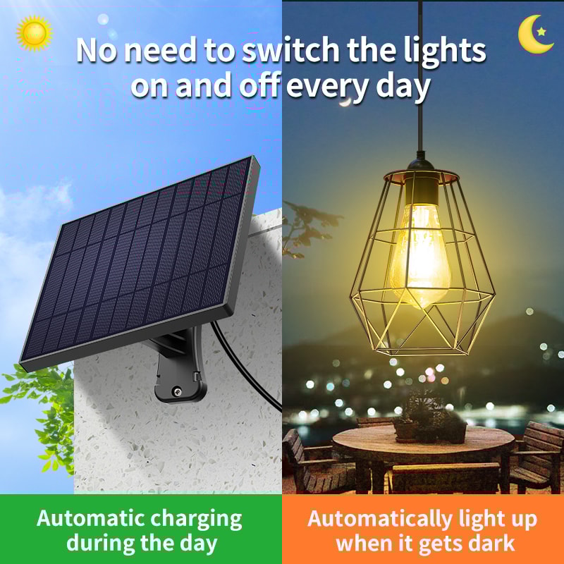 Solar Shed Lights for Bedroom, Living Room, Garden, Garage, Super Bright Solar Pendant Lights