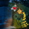 LED Santa Claus Watering Can Light, Solar Snowman Kettle Outdoor Garden Lights for Yard Lawn Christmas Decor