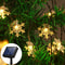 Solar Snowflake Garland Light String for Garden, Wedding & Christmas Outdoor Eave Decoration