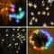 Solar Star String Lights, Outdoor Weatherproof LED Lights for Garden, Christmas, Patio Decor