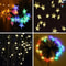 Solar Star String Lights, Outdoor Weatherproof LED Lights for Garden, Christmas, Patio Decor