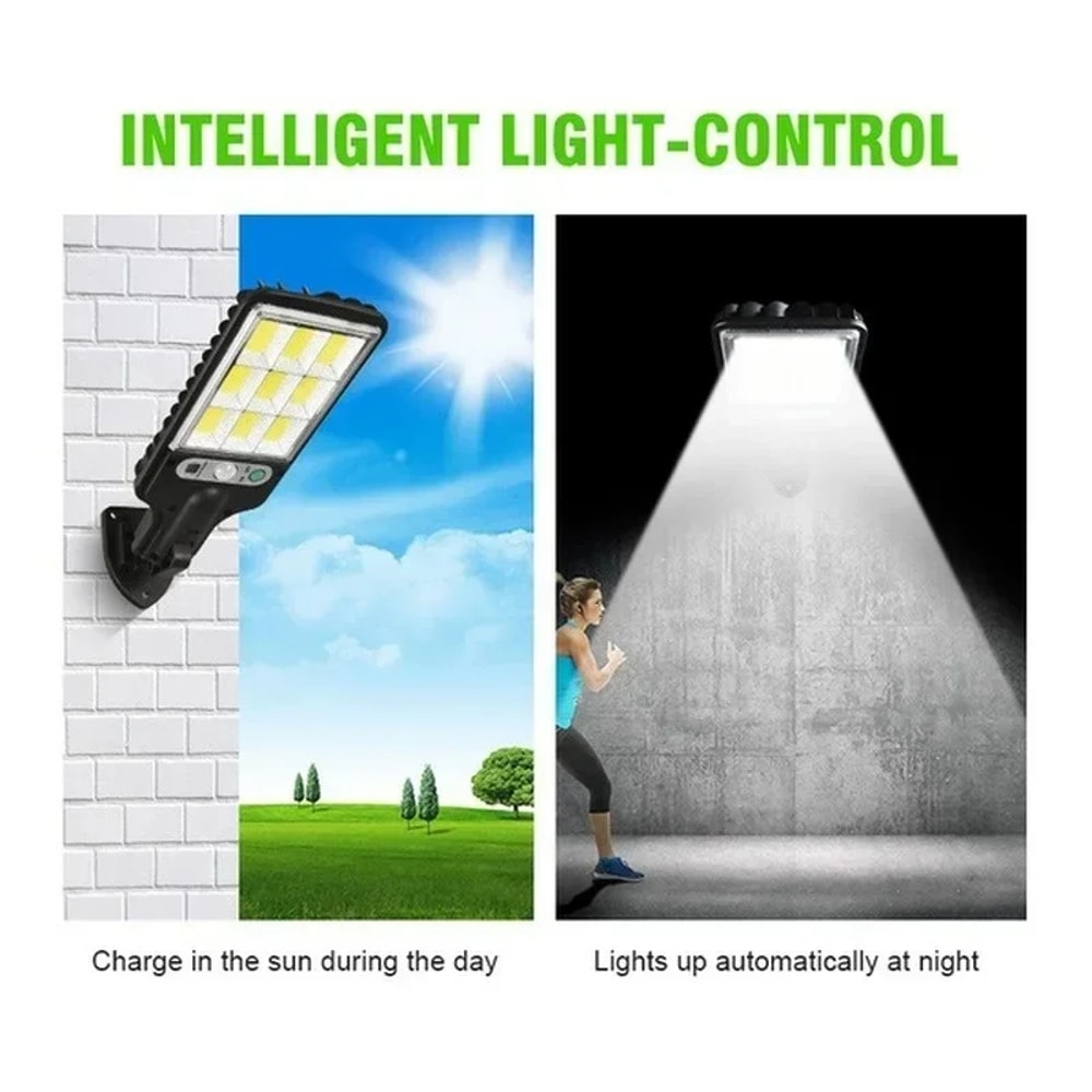 LED Outdoor Solar Light With Motion Sensor Weatherproof Auto OnOff Ideal For Pathway Fence Wall And 5