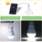 LED Solar Bulb with USB and Solar Charging, Waterproof Hanging Lamp for Garden Hiking Camping