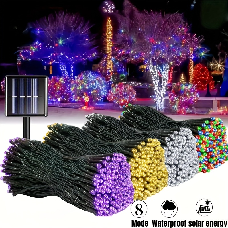 Solar String Lights LED Starry Sky Lights For Outdoor Garden Yard Christmas Halloween Decor 0