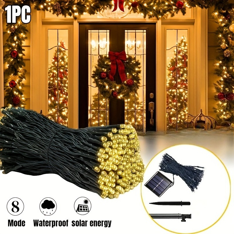 Solar String Lights LED Starry Sky Lights For Outdoor Garden Yard Christmas Halloween Decor 8