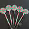 Candy Cane Stake Lights Christmas Solar Pathway Lights Waterproof Holiday Decorations Lawn Light 6