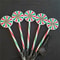 Candy Cane Stake Lights Christmas Solar Pathway Lights Waterproof Holiday Decorations Lawn Light 6