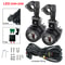 LED Motorcycle Fog Lights Spot Driving Auxiliary Lamps for Universal Use