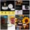 Solar Candles Waterproof Reusable LED Tea Light Candles Dusk To Dawn Lighting For Lanterns Garden 4