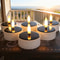 Solar Candles Waterproof Reusable LED Tea Light Candles Dusk To Dawn Lighting For Lanterns Garden 5
