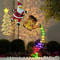 Garden Lawn Christmas Lights Solar Santa Claus Kettle Lamp Solar Night Lights For Outdoors 2