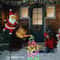 Garden Lawn Christmas Lights Solar Santa Claus Kettle Lamp Solar Night Lights For Outdoors 6
