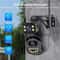 Outdoor WiFi Surveillance Camera With Dual Lens And Digital Zoom AI Human Detect 0