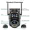 Outdoor WiFi Surveillance Camera With Dual Lens And Digital Zoom AI Human Detect 6
