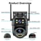 Outdoor WiFi Surveillance Camera With Dual Lens And Digital Zoom AI Human Detect 6