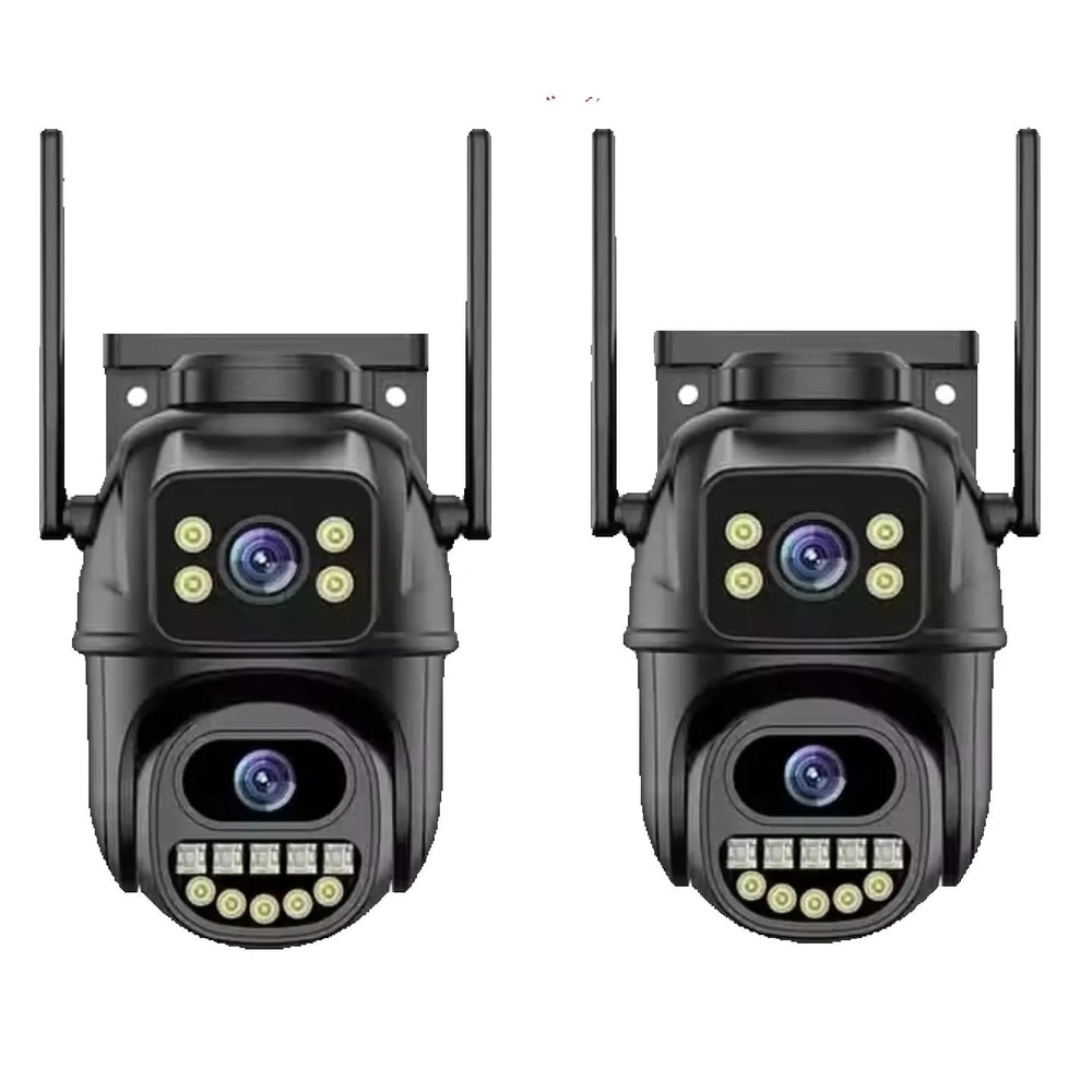 Outdoor WiFi Surveillance Camera With Dual Lens And Digital Zoom AI Human Detect 5