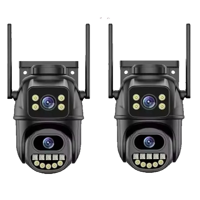 Outdoor WiFi Surveillance Camera With Dual Lens And Digital Zoom AI Human Detect 5