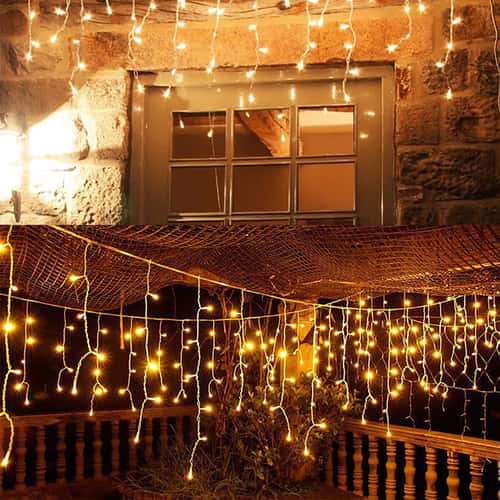 Solar LED String Lights, Waterproof Outdoor Garden Fairy Twinkle Lights, Christmas Party Decor, IP65 Waterproof