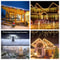 Solar LED String Lights Waterproof Outdoor Garden Fairy Twinkle Lights Christmas Party Decor IP65 W 5