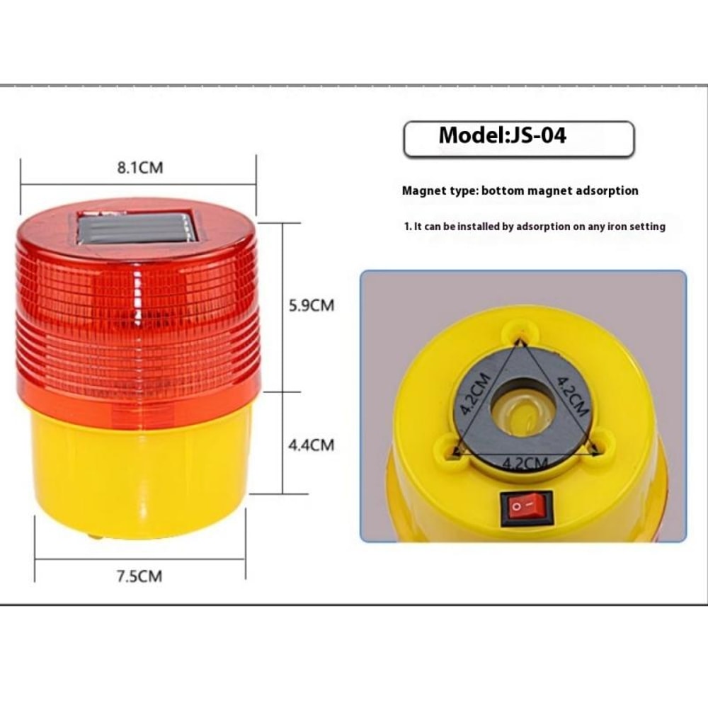 Solar LED Emergency Light Solar Traffic Tower Crane Warning Lamp For Road Construction And Harbor U 6