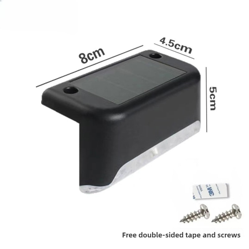 Outdoor Step Lights Solar LED Deck Lights For Stairs Fence Yard Pathway Waterproof 4