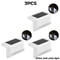 Outdoor Step Lights Solar LED Deck Lights For Stairs Fence Yard Pathway Waterproof 8