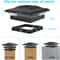 Waterproof Solar Post Lamp, Set for Outdoor Garden Fence, Landscape Pillar Head Light