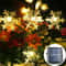 Snowflake Solar Light String LED Outdoor Solar Lamp for Holiday Party Garland Decoration