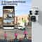 Outdoor HD Three Screen IP Camera Auto Tracking WiFi Security Camera Dual Lens Wireless CCTV 2