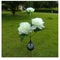 Waterproof Solar Garden Lights Head Peony Flowers For Yard Outdoor Lawn Decor Pathway Pink Lights 6